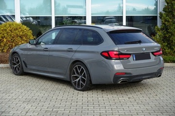 BMW Seria 5 G30-G31 Touring Facelifting 3.0 530d 286KM 2021 BMW Seria 5 Kamera, Tempomat, 1rej.2022r, LED, Live Cockpit, FV23 3.0 286KM, zdjęcie 4