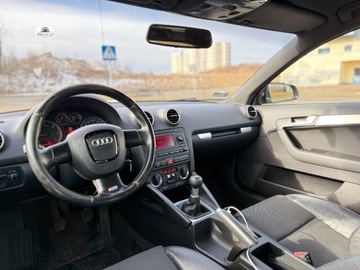 Audi A3 8P Hatchback 3d 2.0 TDI PD 140KM 2007 Audi A3 Sportback 2.0 TDI 140KM, sline, grzane fotele, klima automat, pdc, zdjęcie 4