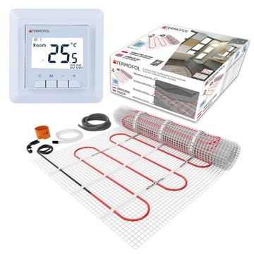 ZESTAW -MATA GRZEWCZA powierzchnia 12m2 szerokość 50cm 150W TF-H5