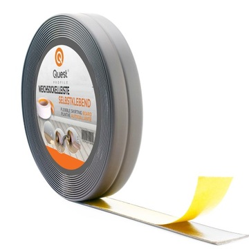 Listwa samoprzylepna PCV 10x10mm szary 5m