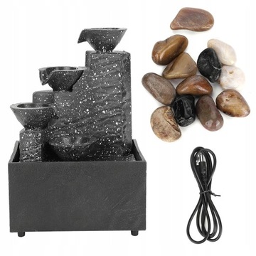 СВЕТОДИОДНЫЙ ДОМАШНИЙ СТОЛНЫЙ ФОНТАН ROCKERY ДЛЯ ВАШЕГО СТОЛА