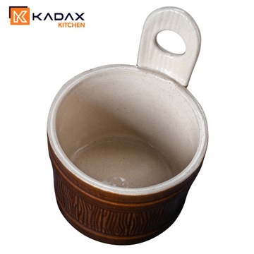 GARNEK KAMIONKOWY SKOPEK DO MLEKA 1L NACZYNIE NA ŻYWNOŚĆ KAMIONKA POLSKA