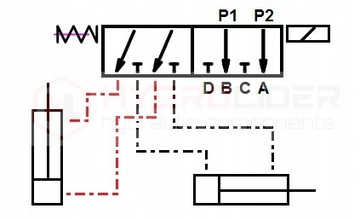 ЭЛЕКТРОМАГНИТНЫЙ КЛАПАН 6/2 50Л/МИН 24В 1/2