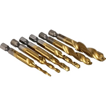 HSS M3 Threading Drills - M10 Threaders Set of Threaders 6 ПК