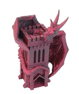 Дракон на башне - маленькая башня для игры в кости - Fates End Wyvern Tiny Towers Dice Tower