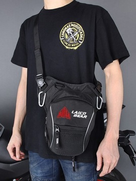 LAICOBEAR Водонепроницаемая мотоциклетная сумка на бедро, 5,5–7,5 л, поясная сумка для ног, КРАСНАЯ