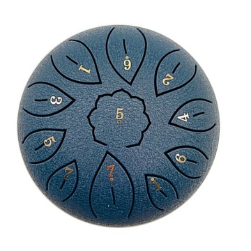 6 inch Steel Tongue Drum 11 Tune Musical Instrument Hand Pan Tank Drum