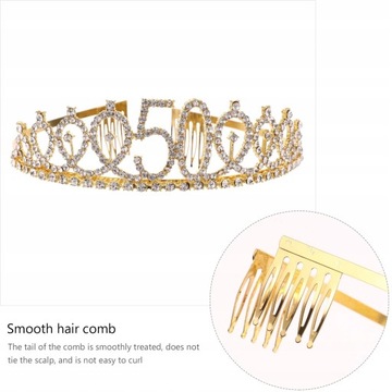 Ramiączka z koroną na 50 urodziny 2 szt