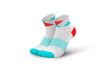 Incylence Skarpety do Biegania Running Peaks Short Cyan/Inferno 43-46
