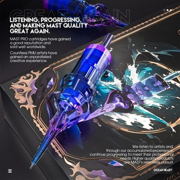 Иглы для перманентного макияжа Mast Ocean Heart 1001RL 20 шт.