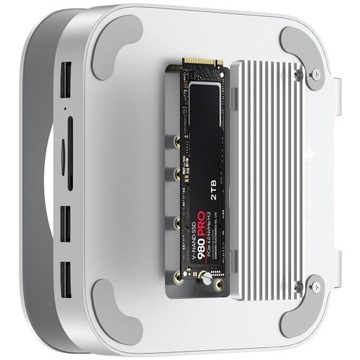 MC60H M.2 NVMe SATA Hub Док-станция Mac Mini M4 10 Гбит/с HDMI 4K USB C