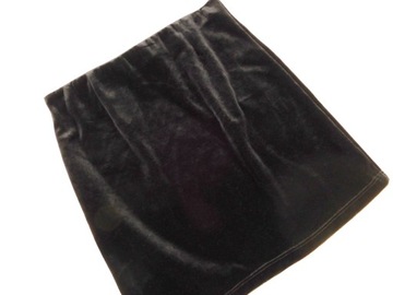 ВЕЛЮРОВАЯ ЮБКА 34 XS