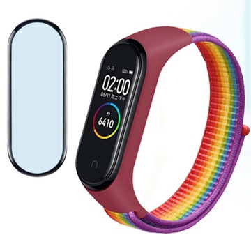 OPASKA ZE SZKŁEM do XIAOMI MI BAND 4 - KOLORY