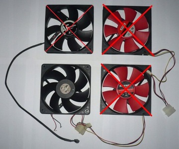 Wentylator 120x120mm z demontażu