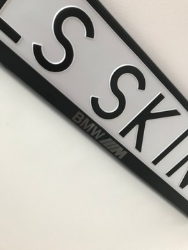 Рамка номерного знака BMW M power