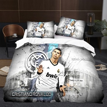 KOMPLET POŚCIELI 3D 160x200 Cristiano Ronaldo 3CZ.