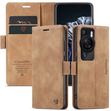 Etui Magnet skórzane z klapką do Huawei P60 Pro