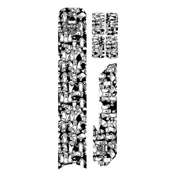 Naklejki ochronne na ramę rowerową DIY Protector dla