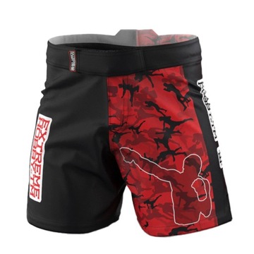 Extreme Hobby Spodenki MMA Dziecięce Red Warrior 152