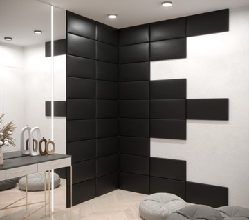 Мягкая стеновая панель CUBE 84x42, разные цвета