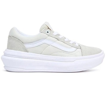 Buty damskie trampki niskie VANS OLD SKOOL OVER na platformie kremowe 39