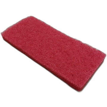 Pad ręczny 25cm x 11,5cm czerwony (mycie)