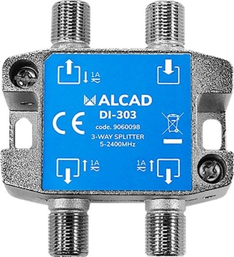 Rozgałęźnik / Spliter Alcad DI-303 1X3 DC Pass