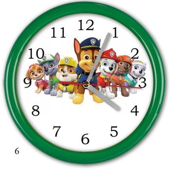 PAW PATROL настенные ЧАСЫ для детей PL
