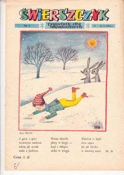 Świerszczyk nr.3 15.-21.I.1961r.