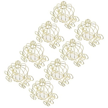 Золотое украшение Контейнер для конфет Тыква Украшение тележки