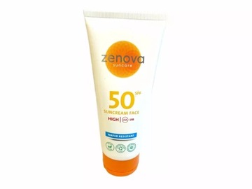 ZENOVA WODOODPORNE MLECZKO KREM DO OPALANIA Z FILTREM SPF 50 100 ML