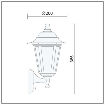 УЛИЧНЫЙ САДОВЫЙ СВЕТИЛЬНИК С ДАТЧИКОМ ДВИЖЕНИЯ E27