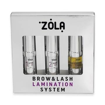 ZOLA Brow&Lash Lamination System Zestaw do laminacji