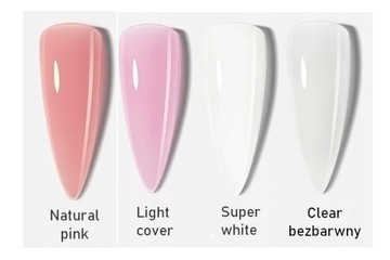 FLEXY GEL POLY AKRYLOŻEL ZESTAW DUŻY 120szt FORM