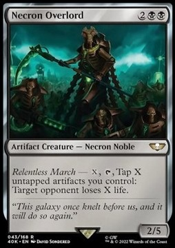 Necron Overlord - Magic & Warhammer