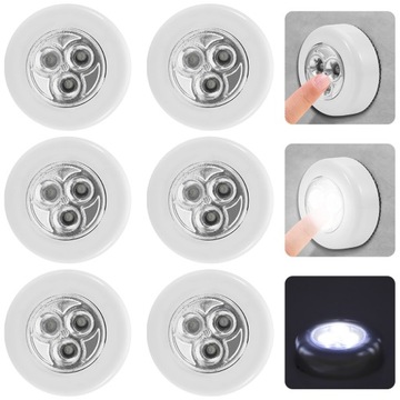 2x БЕСПРОВОДНАЯ СЕНСОРНАЯ СВЕТОДИОДНАЯ ЛАМПА НА АККУМУЛЯТОРЕ