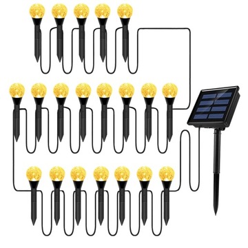 Solar Bubbles Lawn Lamp String Set Outdoor