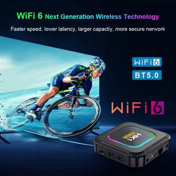 Медиаплеер ТВ-приставки Android 13 WIFI6