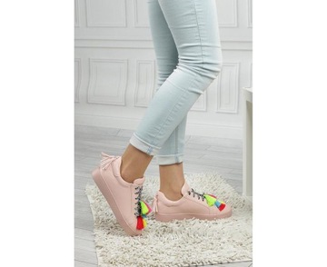 CREEPERSY DAMSKIE BUTY SPORTOWE Z FRĘDZLAMI r 38