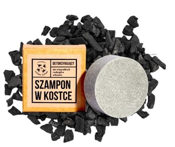 CZTERY SZPAKI Szampon w kostce DETOKSYKUJĄCY