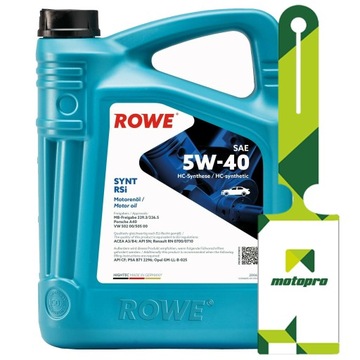 OLEJ ROWE HIGHTEC SYNT RSi 5W40 4L