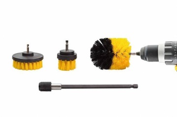 SZCZOTKI CZYSZCZĄCE SPRZĄTAJĄCE NA WIERTARKĘ WKRĘTARKĘ WIELOZADANIOWE