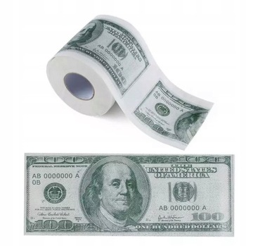PAPIER TOALETOWY DOLAR w dolary banknoty śmieszny