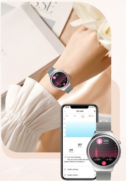 Женские умные часы ЭКГ ИЗМЕРЕНИЕ САХАРА МОНИТОР АРТЕРИАЛЬНОГО ДАВЛЕНИЯ РАЗГОВОРЫ PL