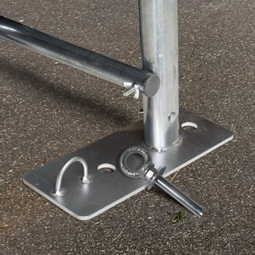 Палатка гаражная 2,4х3,6м, ПВХ 800 Н, земляно-серый