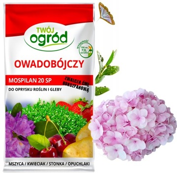 MOSPILAN 20SP OPRYSK NA MSZYCE ĆMĘ BUKSZPANOWĄ SZKODNIKI WARZYW 10G