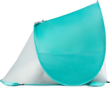 САМОСБОРНАЯ ЗАКРЫВАЕМАЯ ПЛЯЖНАЯ ТЕНТА UV50 БИРЮЗОВЫЙ OUTTEC