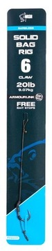 NASH przypon SOLID BAG Rig Size 6 Barbless