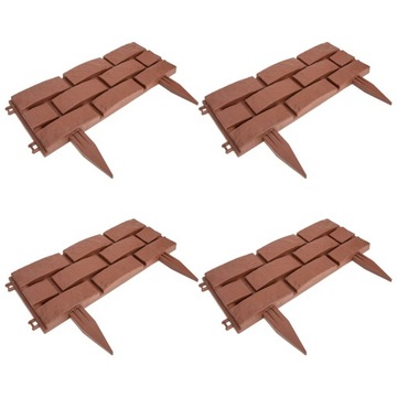 Obrzeże rabaty kwiatowej Mini Decor Ogrodzenie zewnętrzne ogrodu