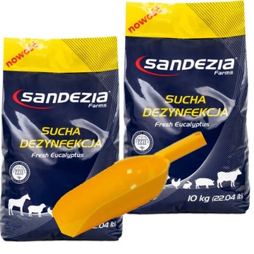 Sandezia sucha dezynfekcja 20kg wirusy bakterie